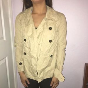 Cream colored coat